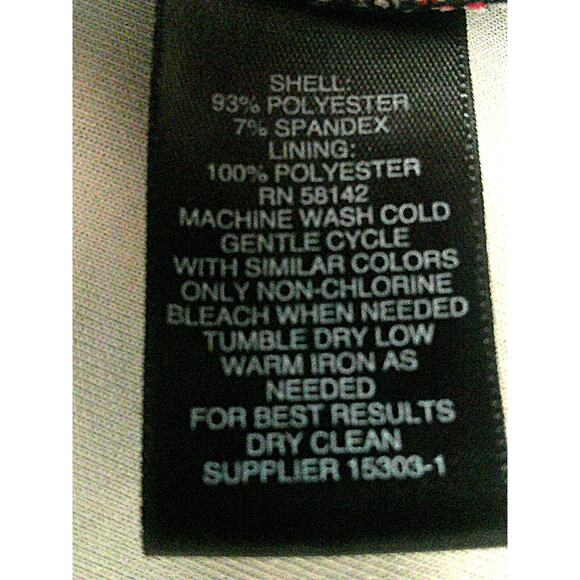 Liz Claiborne Floral Print Sleeveless Office Career A-Line Midi Dress Size 6 - Picture 9 of 10